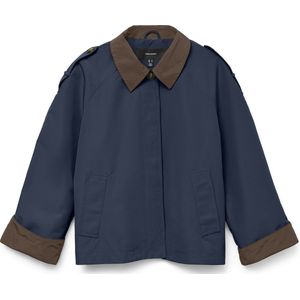 Parka - Groen - Katoen - Lange Mouwen - Knoopsluiting