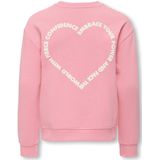 ONLY - KOGDITTE HEART O-NECK CS SWT - Meisjes Trui - Sea Pink
