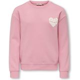 ONLY - KOGDITTE HEART O-NECK CS SWT - Meisjes Trui - Sea Pink
