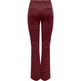 Only - Onlpeach MW Flared Pant TLR Noos - Wijde Broek - Rood