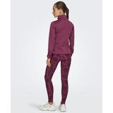 ONLY PLAY - ONPJETTA HN FZ LS - Fleece Jas - Lange Mouwen - Hoge Hals