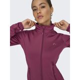 ONLY PLAY - ONPJETTA HN FZ LS - Fleece Jas - Lange Mouwen - Hoge Hals