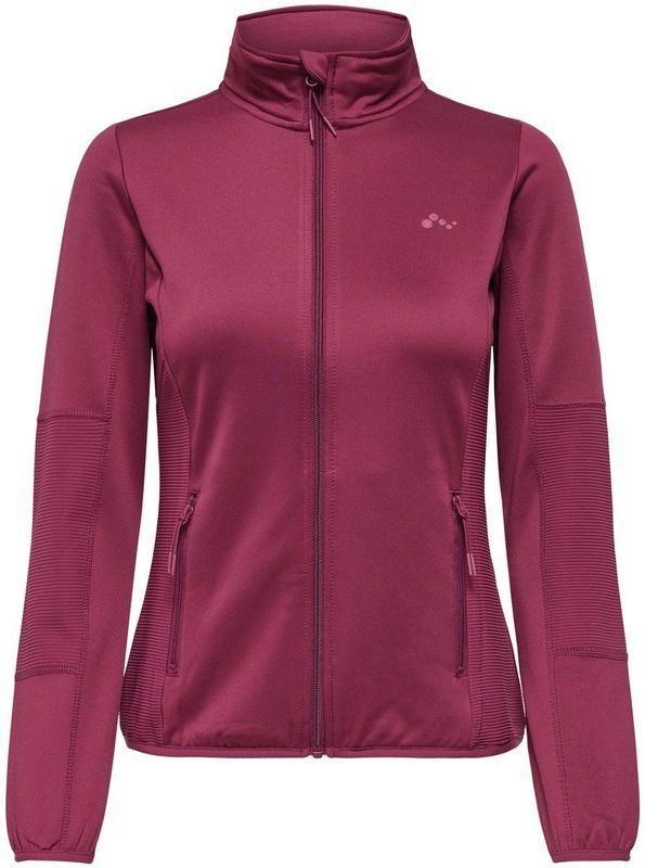 ONLY PLAY - ONPJETTA HN FZ LS - Fleece Jas - Lange Mouwen - Hoge Hals