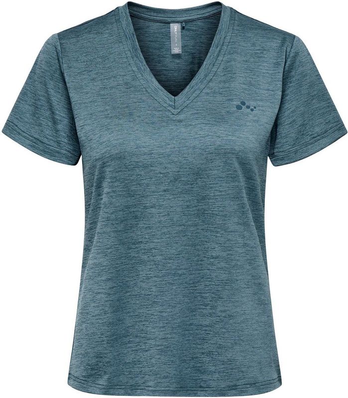 Only Play - Core Life - Training Tee - Blauw-multicolour