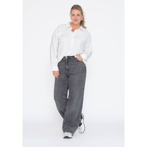 VERO MODA CURVE - Blouse - Wit - Met Borduursels