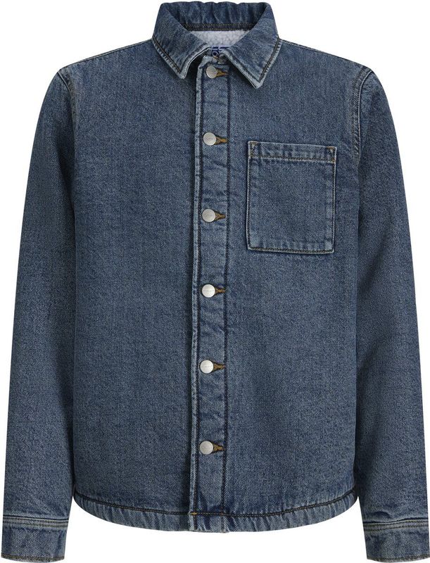 JACK & JONES - Overhemd - Denim Blauw - Katoen