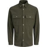 Jack & Jones - Jprrayle - Overhemd - Peat - 100% Biologisch Katoen
