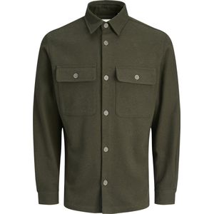 Jack & Jones - Jprrayle - Overhemd - Peat - 100% Biologisch Katoen
