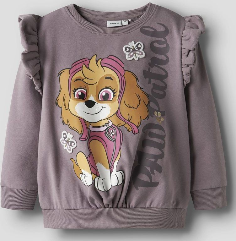 NAME IT - NMFSANNA PAW - Sweatshirt - Bruin - Meisjes