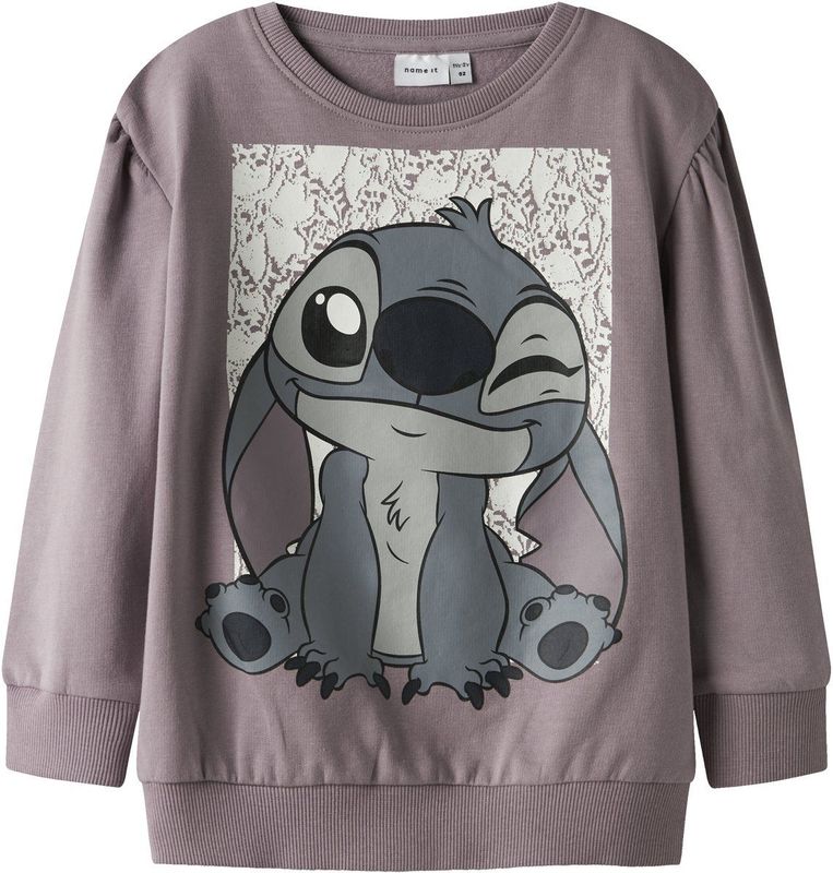 NAME IT - NMFARINA STITCH - Sweatshirt - Bruin - Meisjes