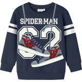 NAME IT Nmmadam Spider Nreg Sweat Bru Mar, Blueprint, 98