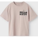 Hello Kitty - T-shirt - Jersey - Korte Mouwen - Rubberen Print