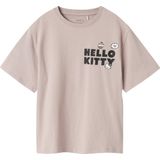 Hello Kitty - T-shirt - Jersey - Korte Mouwen - Rubberen Print