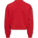 ONLY - KOGEVISA O-NECK SHORT SWT - Sweatshirt - High Risk Red - Junior