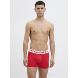 JACK & JONES - SENSE - Boxershorts - Navy / Lichtgrijs / Rood / Wit - 3 Pack