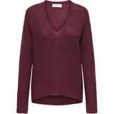 JDY - Gebreide Pullover - V-Hals - Lange Mouwen