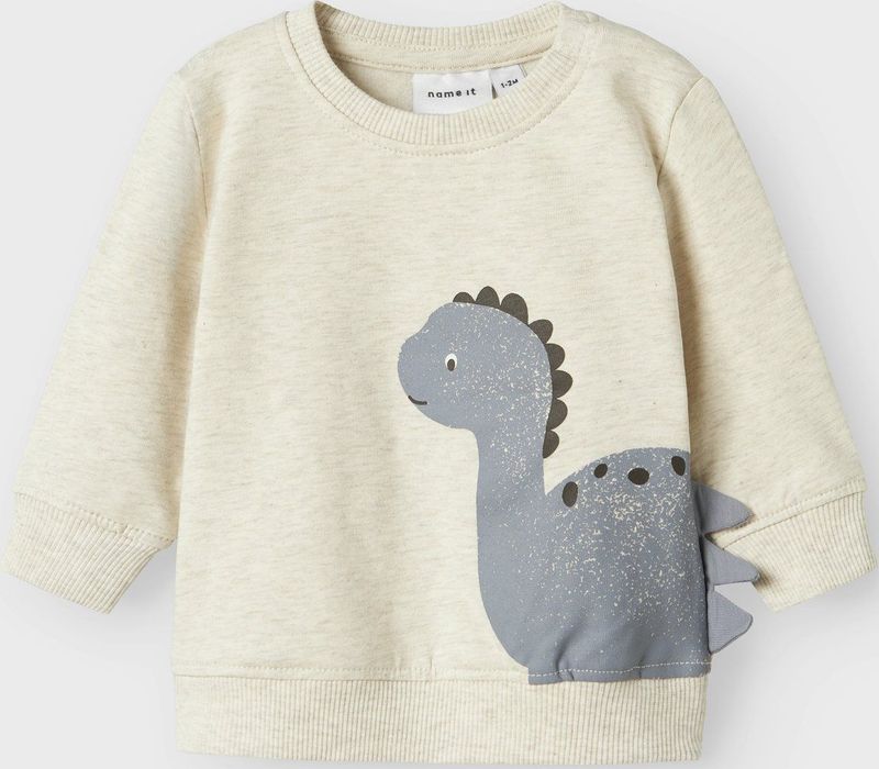 Dinosaurus - Sweatshirt - 3D-print - Lange Mouwen - Regular Fit