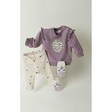 Biologisch Katoen - Legging - Ribgebreid - All-over print - Regular fit