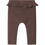 NAME IT - BABY - Legging - Bruin - 100% Katoen - Elastische Tailleband