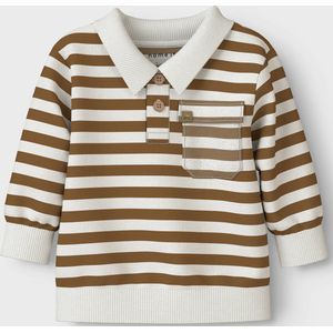 NAME IT - Sweater - Zacht Sweatmateriaal - Met Polokraag - Met Borstzak