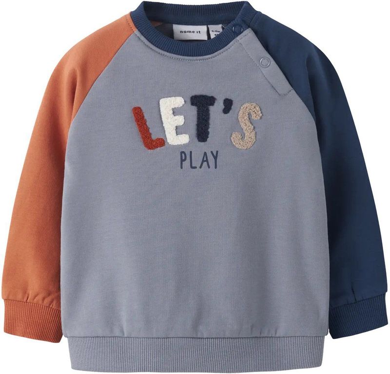 NAME IT - BABY - Sweater - Met Lange Mouwen - Ronde Hals - Leuke Printopdruk