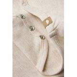 Name It - Note Romper - Peyote Melange - Romper - Lange Mouwen - Drukknoopsluiting