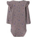 NAME IT BABY - Romper - Paars - Lange Mouwen - Ronde Hals