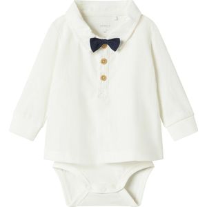 Polo - Romper - Jersey - Lange Mouwen - Knoopsluiting - Ronde Hals