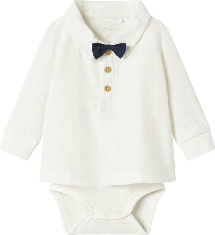 Polo - Romper - Jersey - Lange Mouwen - Knoopsluiting