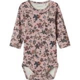 Lange Mouwen Romper - Body - Zacht - Ribgebreide Stof - Verticaal Gestreept Patroon