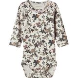 Name It Romper l/s - NbfNaline - Peyote Melange - Name It - 1½ jaar (86) - Romper L/S