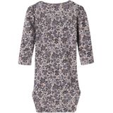 Lange Mouwen Romper - Body - Ribgebreide Stof - Verticaal Gestreept Patroon