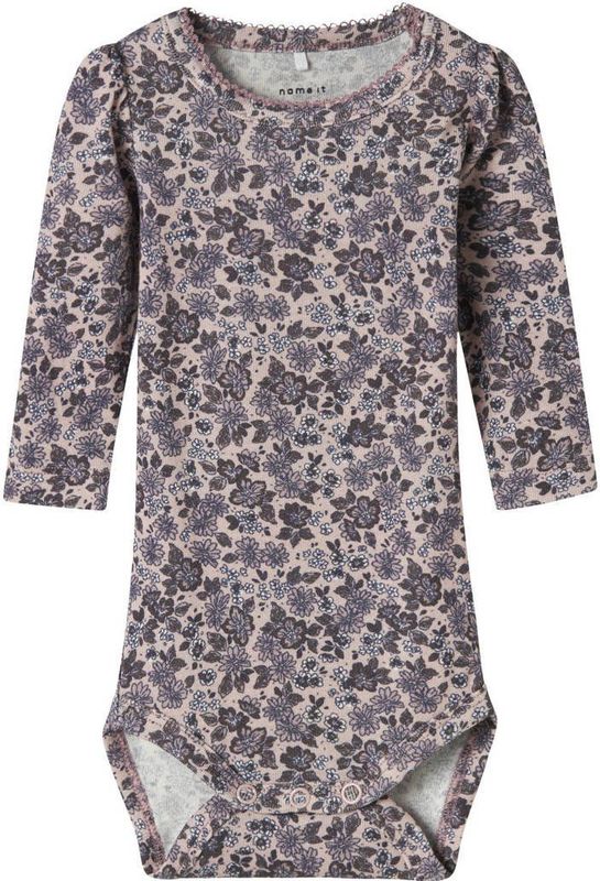 Lange Mouwen Romper - Body - Ribgebreide Stof - Verticaal Gestreept Patroon