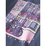 NAME IT MINI - Longsleeve - Donkerblauw - Met Backprint
