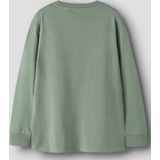 Name It - NKMOBAY LS NREG TOP PB - Shirt met Lange Mouwen - Laurel Wreath - Regular Fit