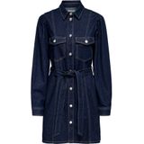 Onlketty - Midi-jurk - Denim - Lange Mouwen - Regular Fit