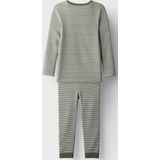 Print Pyjama - Lange Mouwen - Pyjamaset - Ribgebreid - Zacht en Comfortabel