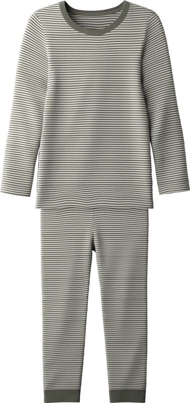 Print Pyjama - Lange Mouwen - Pyjamaset - Ribgebreid - Zacht en Comfortabel