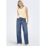 Jeans - Mid Waist Wide Leg Fit - Comfortabele Wijde Pijpen