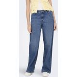 Jeans - Mid Waist Wide Leg Fit - Comfortabele Wijde Pijpen