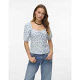 Vmbella - Top - Korte Mouwen - Vierkante Hals - Regular Fit