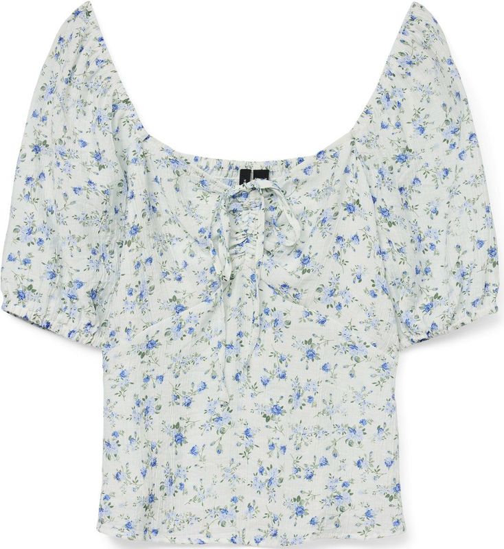 Vmbella - Top - Korte Mouwen - Vierkante Hals - Regular Fit