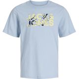 Jack & Jones - Tyd Corp Splash Shirt - Lichtblauw - Junior