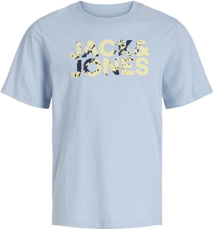 Jack & Jones - Tyd Corp Splash Shirt - Lichtblauw - Junior