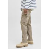 Jack en Jones - Lange Broek - Zandkleur - Katoenmix