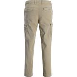 Jack en Jones - Lange Broek - Zandkleur - Katoenmix