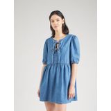 onlclara - Korte Jurk - Denim - Regular Fit - O-hals - 3/4 Mouwen