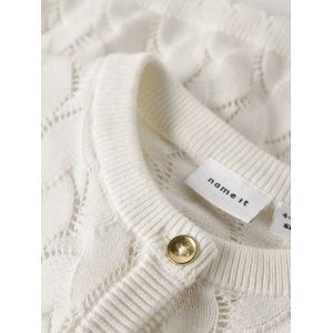 NAME IT Nbfnajsa Ls Knit Card, cloud dancer, 80