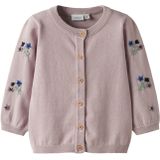 Biologisch Katoen - Gebreid Vest - Ronde Hals - Lange Mouwen - Regular Fit