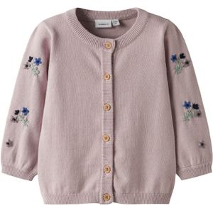 Biologisch Katoen - Gebreid Vest - Ronde Hals - Lange Mouwen - Regular Fit